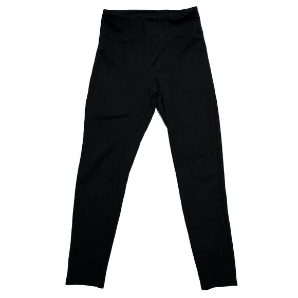 Assets By SPANX Women’s Shaping Leggings XL XLarge Black Faux Suede Yoga 20459R - Picture 1 of 8